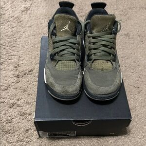 Jordan Kids Sneakers - Olive and Black